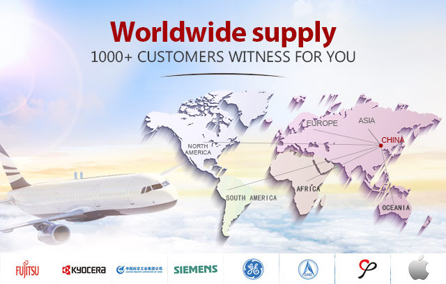 Worldwide supply, 1000+ customers witness for you